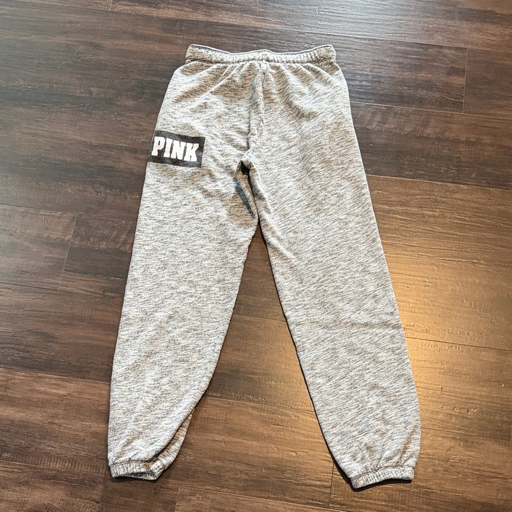 Y2K PINK Victoria's Secret Heather Gray Lounge Pants - Picture 4 of 4